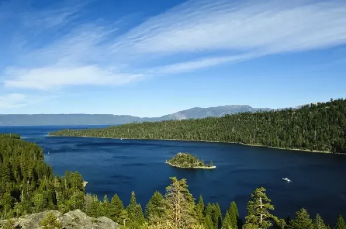 Framed Print : USA, California, Lake Tahoe scenic