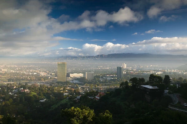 USA-California-Los Angeles-San Fernando Valley: Morning View of Universal City  /  NBC