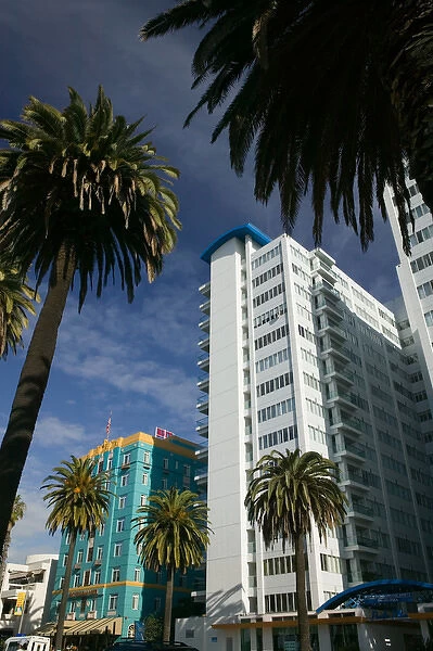 USA-California-Los Angeles-Santa Monica: The Georgian Hotel and Beach Condo Building