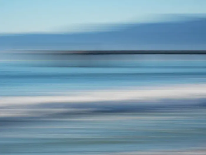 Framed Print : Usa, California, Los Angeles. Venice Beach, waves and pier