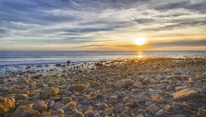 Framed Print : USA, California, Malibu. Sunset as seen from County Line Beach, on the border of Los Angeles Framed Print : USA, California, Malibu. Sunset as seen from County Line Beach, on the border of Los Angeles