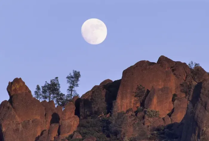 Framed Print : USA, California, Full Moon, High Peaks, Pinnacles National Monument Framed Print : USA, California, Full Moon, High Peaks, Pinnacles National Monument