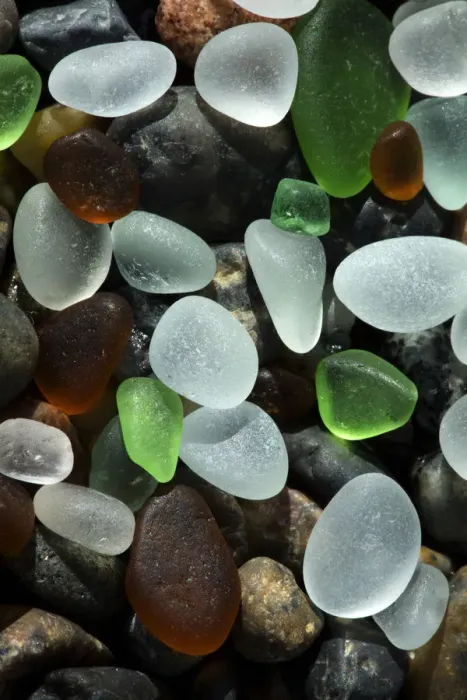 Framed Print : USA, California. Natural sea glass on beach Framed Print : USA, California. Natural sea glass on beach