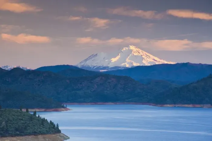 Framed Print : USA, California, Northern California, Northern Mountains, Summit City, Shasta Lake Framed Print : USA, California, Northern California, Northern Mountains, Summit City, Shasta Lake