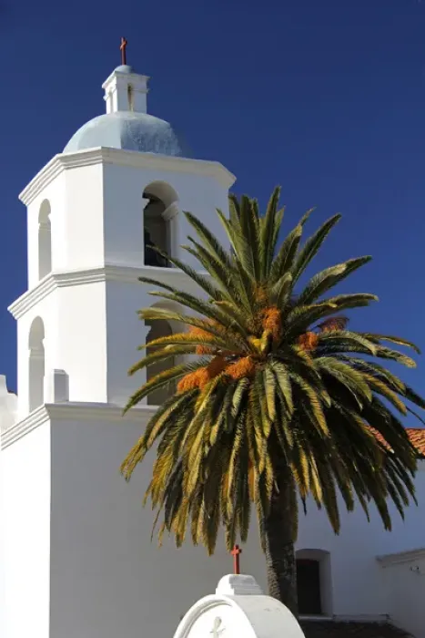 Framed Print : USA, California, Oceanside. Old Mission San Luis Rey de Francia Framed Print : USA, California, Oceanside. Old Mission San Luis Rey de Francia