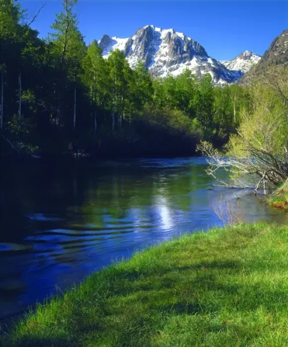 Framed Print : USA; California; Rush Creek in the Sierra Nevada Mountains Framed Print : USA; California; Rush Creek in the Sierra Nevada Mountains
