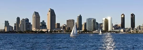 USA, California, San Diego. City skyline