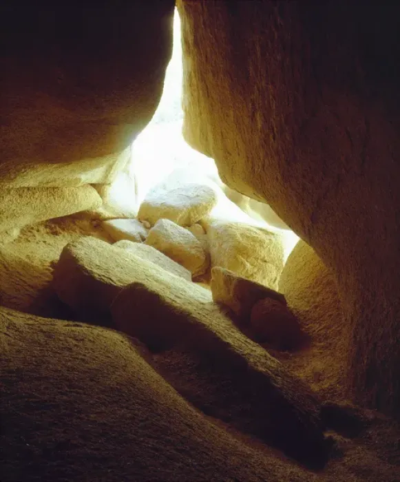 Framed Print : USA, California, San Diego. A Granite Wind Cave