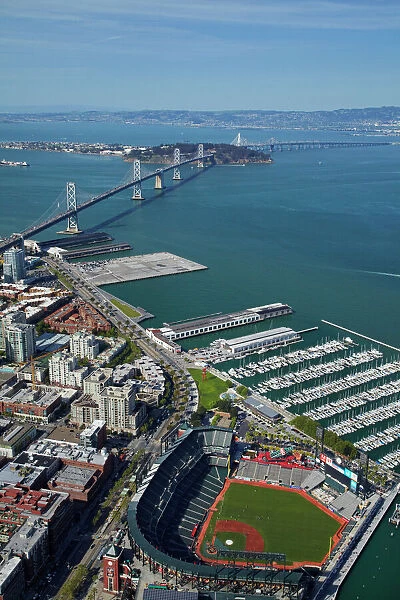 USA, California, San Francisco - AT&T Park  /  Giants Ballpark (home of San Francisco