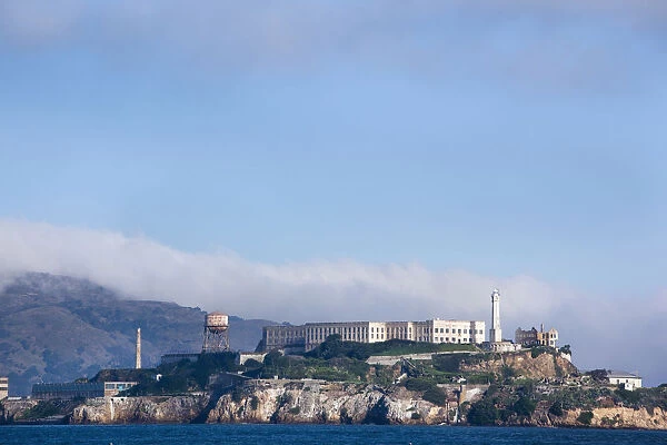 USA, California, San Francisco, Embarcadero, Alacatraz Island