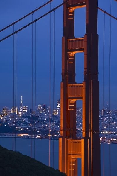 USA, California, San Francisco, Golden Gate National Recreation Area, Golden Gate Bridge