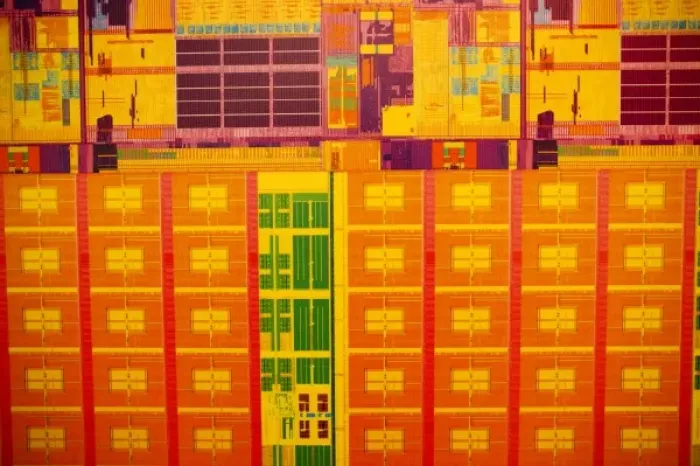 Framed Print : USA, California, Santa Clara, Intel Museum, detail of integrated circuit Framed Print : USA, California, Santa Clara, Intel Museum, detail of integrated circuit