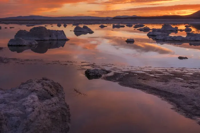 Framed Print : Usa, California, Sierra Nevada. Mono Lake. A breathtaking sunrise greets the day on the north shore of Mono Lake Framed Print : Usa, California, Sierra Nevada. Mono Lake. A breathtaking sunrise greets the day on the north shore of Mono Lake