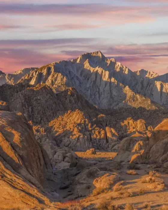 Framed Print : USA, California. View of Lone Pine Peak from Alabama Hills Framed Print : USA, California. View of Lone Pine Peak from Alabama Hills