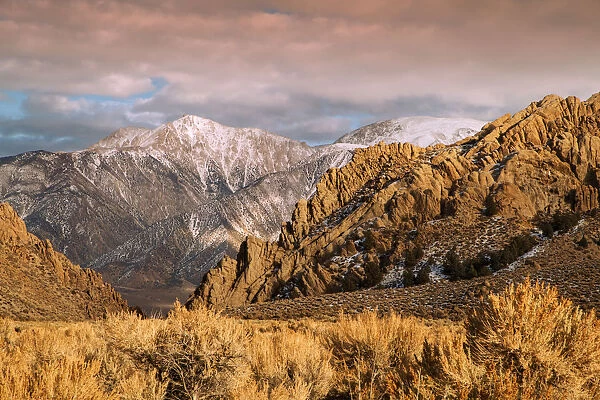 USA, California. White Mountains landscape