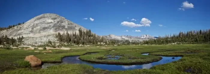 Framed Print : USA, California, Yosemite National Park. An erratic boulder sits in a glacial tarn Framed Print : USA, California, Yosemite National Park. An erratic boulder sits in a glacial tarn