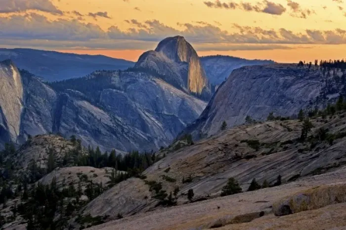 Framed Print : USA, California, Yosemite National Park. Half Dome from Olmstead Point Framed Print : USA, California, Yosemite National Park. Half Dome from Olmstead Point