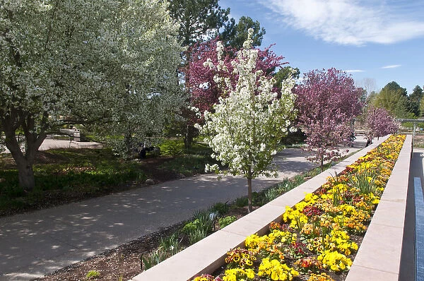 USA, CO, Denver. Denver Botanic Gardens located in central Denver