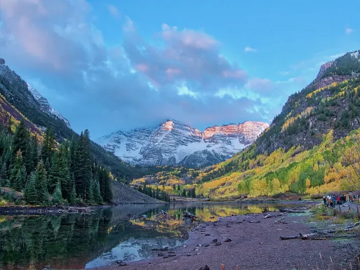 Framed Print : USA, Colorado, Aspen. Maroon Bells, snow-covered Aspens and firs Framed Print : USA, Colorado, Aspen. Maroon Bells, snow-covered Aspens and firs