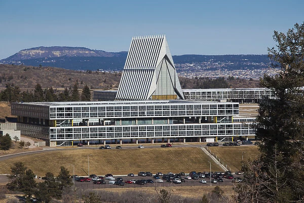 USA, Colorado, Colorado Springs, United States Air Force Academy, exterior