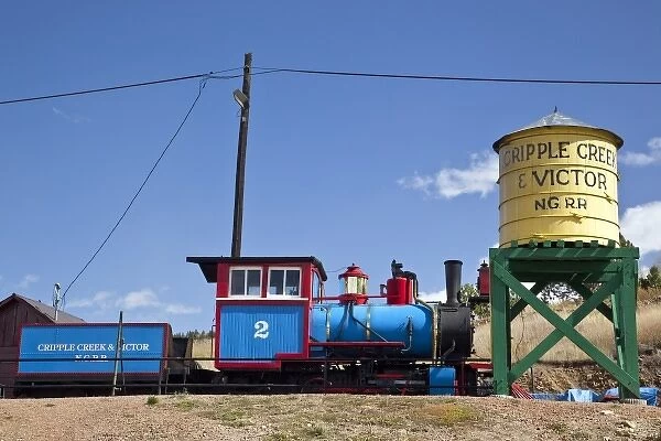 USA, Colorado, Cripple Creek, Cripple Creek & Victor Narrow Gauge Railroad