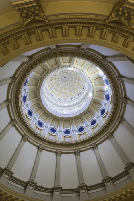 Framed Print : USA, Colorado, Denver, Colorado State Capitol, rotunda interior
