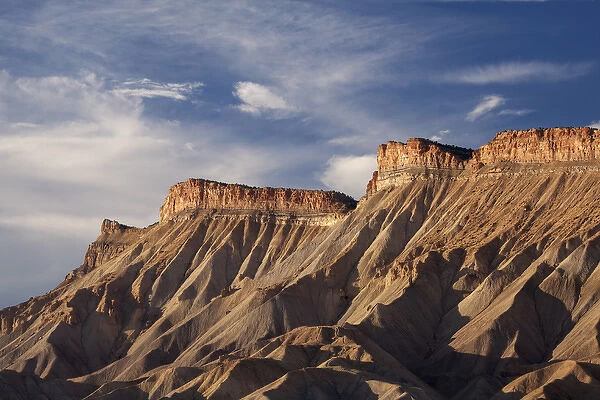 USA, Colorado, Grand Junction. Eroded mud hills