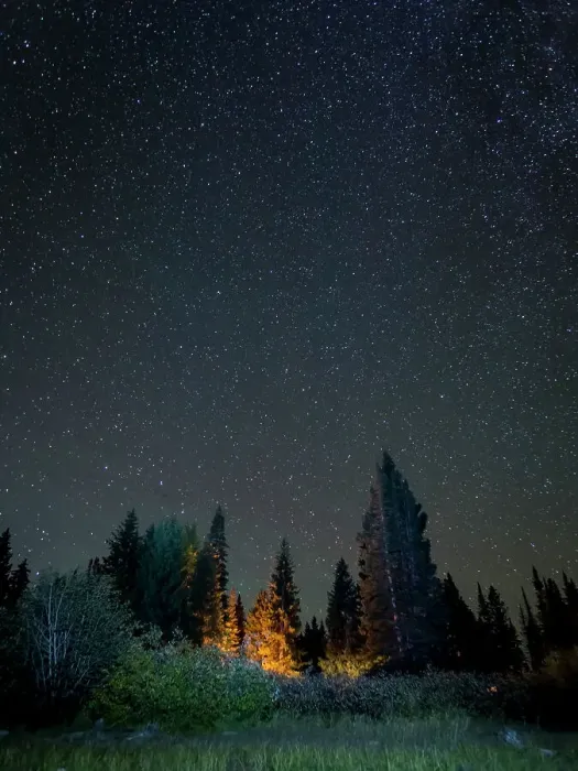 Framed Print : USA, Colorado. Night sky at Lost Lake Slough Framed Print : USA, Colorado. Night sky at Lost Lake Slough