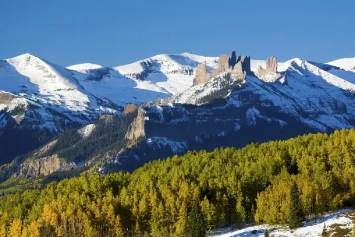 Framed Print : USA, Colorado, Ohio Pass and the Castels With Autumn Color Framed Print : USA, Colorado, Ohio Pass and the Castels With Autumn Color