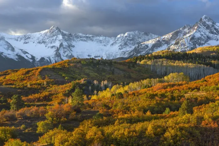 Framed Print : USA, Colorado, San Juan Mountains, Uncompahgre National Forest