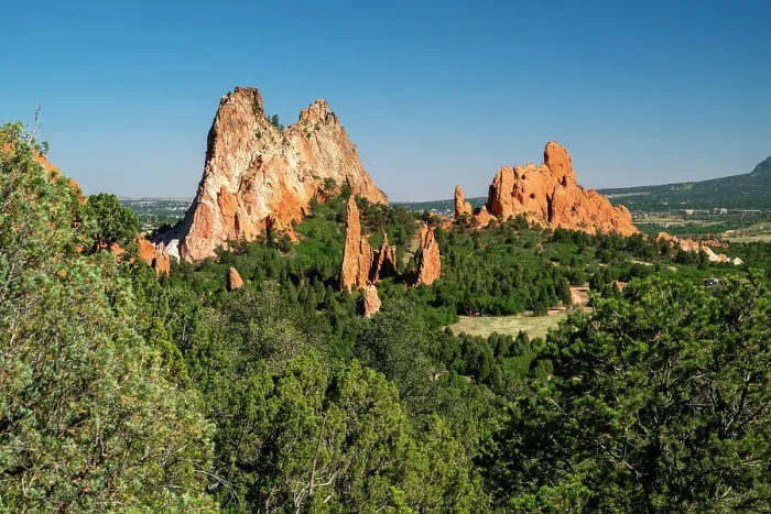 Framed Print : USA, Colorado Springs, Colorado. Garden of the Gods