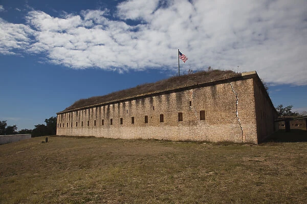 USA, Florida, Florida Panhandle, Pensacola, Fort Barrancas, US Civil War-era fort