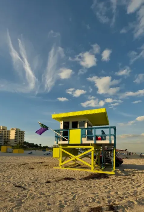 Framed Print : USA, Florida, Miami, South Beach. Lifeguard station on South Beach Framed Print : USA, Florida, Miami, South Beach. Lifeguard station on South Beach