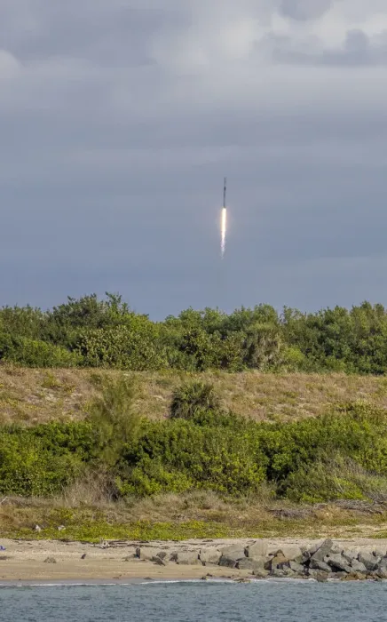 Framed Print : USA, Florida, Port Canaveral. A Space X rocket being launched from Cape Canaveral Framed Print : USA, Florida, Port Canaveral. A Space X rocket being launched from Cape Canaveral