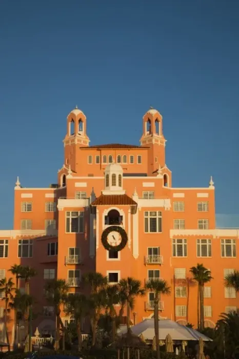 Framed Print : USA, Florida, St. Petersburg Beach, Don Cesar resort hotel, sunset Framed Print : USA, Florida, St. Petersburg Beach, Don Cesar resort hotel, sunset