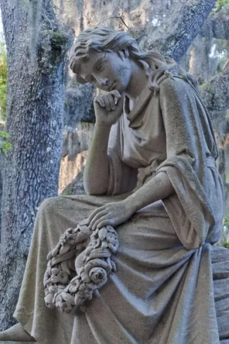 Framed Print : USA, GA, Savannah, Bonaventure Cemetary, Tomb Statue Framed Print : USA, GA, Savannah, Bonaventure Cemetary, Tomb Statue