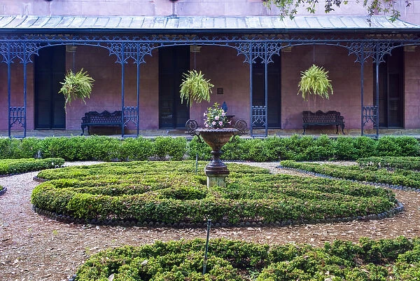 USA, GA, Savannah, Historic District, Private Garden