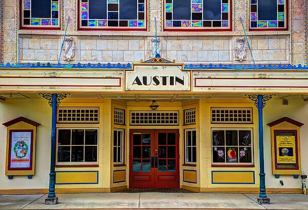 USA; Georgia; Fort Valley; Historic Austin Theatre in Fort Valley