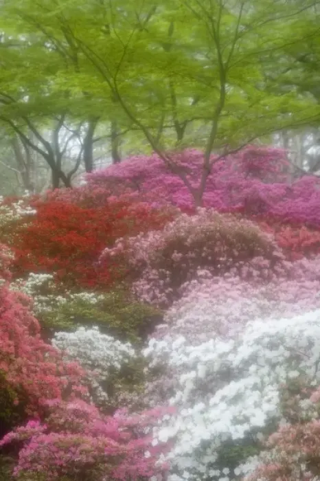 Framed Print : USA; Georgia; Pine Mountain. Azaleas at Callaway Gardens in the spring Framed Print : USA; Georgia; Pine Mountain. Azaleas at Callaway Gardens in the spring