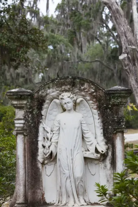 Framed Print : USA, Georgia, Savannah, Bonaventure Cemetery Framed Print : USA, Georgia, Savannah, Bonaventure Cemetery