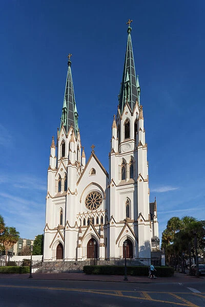 USA, Georgia, Savannah, Cathedral of St. John the Baptist, exterior