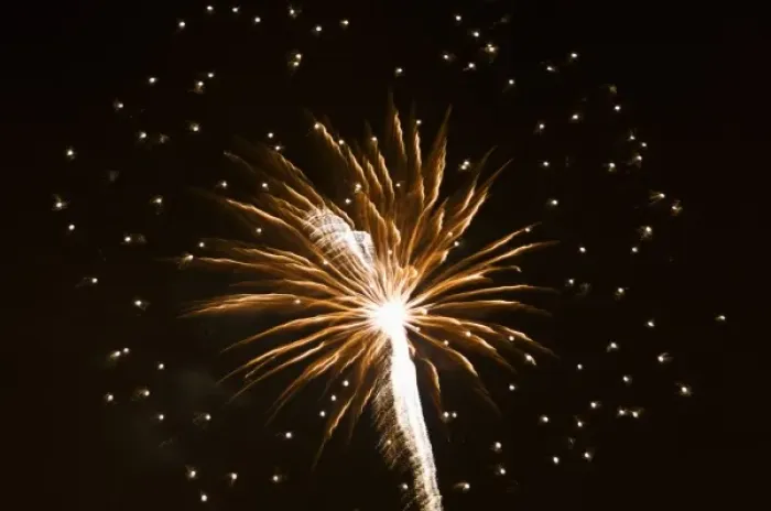 Framed Print : USA, Georgia, Savannah. Fireworks display first Fridays on Savannah River