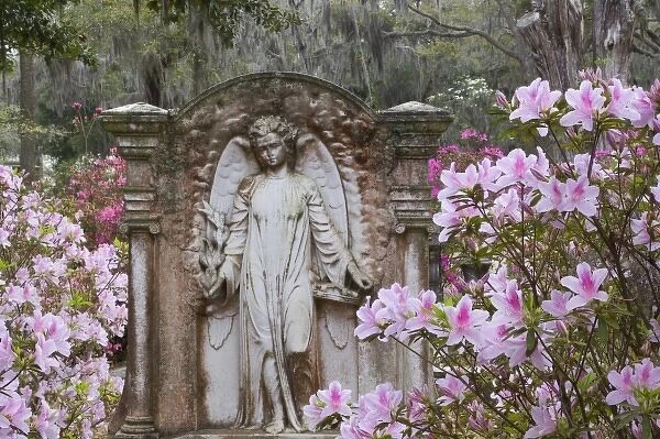 USA, Georgia, Savannah, Spring at Historic Bonaventure Cemetery