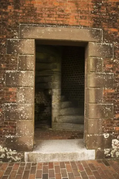 Framed Print : USA; Georgia; Savannah; Stone and brick entrance inside Fort Pulaski National Monument Framed Print : USA; Georgia; Savannah; Stone and brick entrance inside Fort Pulaski National Monument