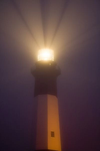 USA; Georgia; Savannah. Tybee Island Lighthouse at dawn