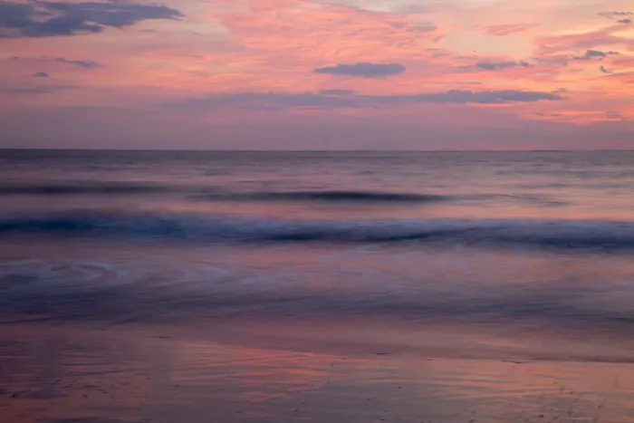 Framed Print : USA, Georgia, Tybee Island. Colorful pink sunrise at Tybee Beach Framed Print : USA, Georgia, Tybee Island. Colorful pink sunrise at Tybee Beach