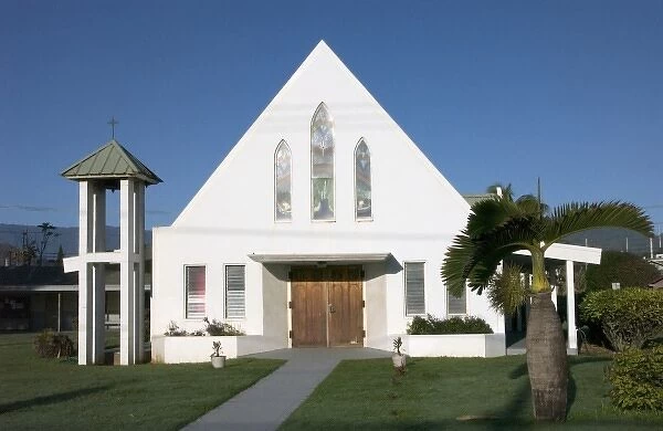 USA, Hawaii, Kauai, Kapa a first Hawaiian church, United Church of Christ