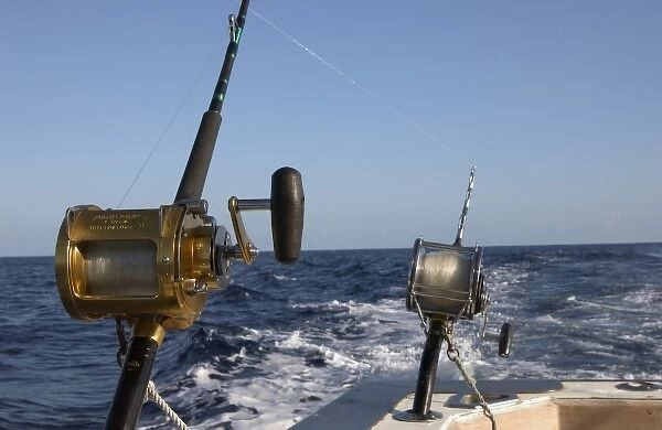 USA, Hawaii, Kauai, sport fishing. (RF)