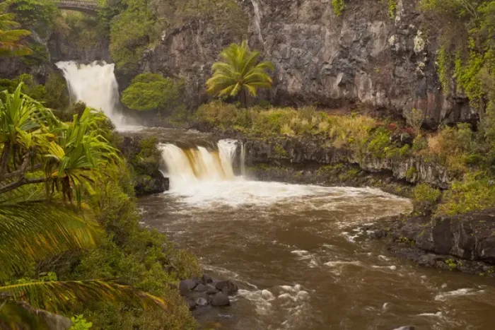 Framed Print : USA, Hawaii, Maui, Haleakala National Park. Ohe o Gulch and Seven Sacred Pools Framed Print : USA, Hawaii, Maui, Haleakala National Park. Ohe o Gulch and Seven Sacred Pools
