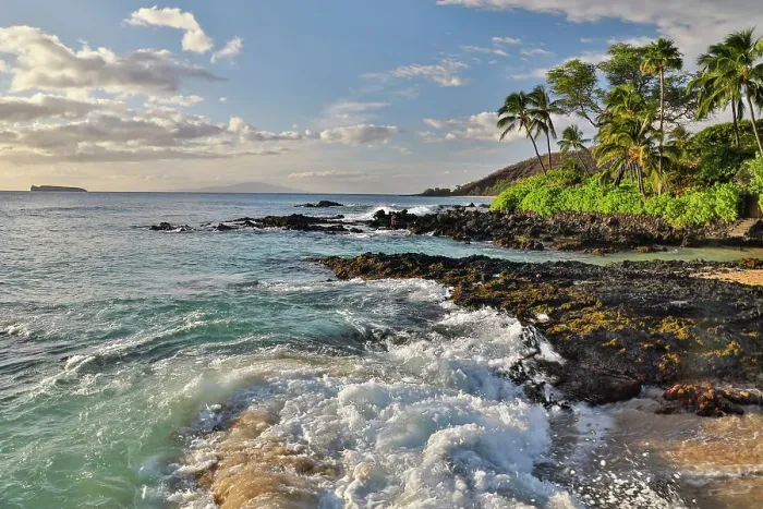 Framed Print : USA, Hawaii, Maui, Makena. White sands of Makena Cove Framed Print : USA, Hawaii, Maui, Makena. White sands of Makena Cove